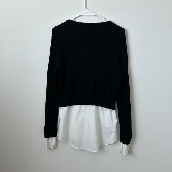Kule The Chelsea Cashmere Blend Sweater in Black Size: XS - Picture 5 of 7